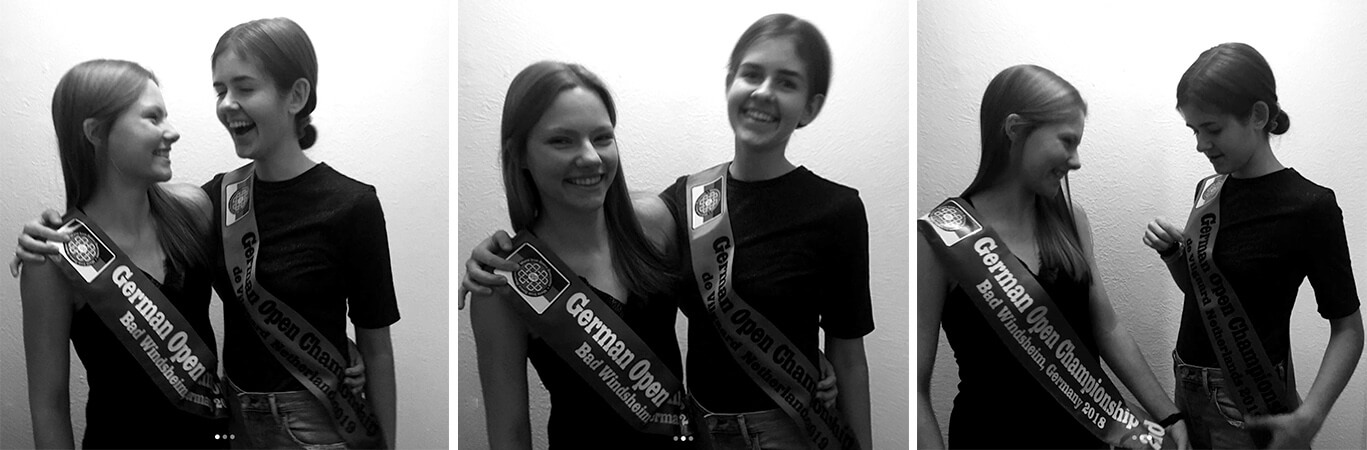 Jule and Maja, best friends